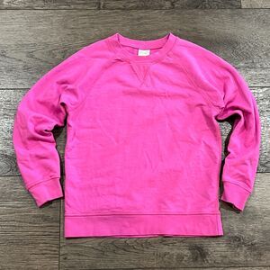 Hanna Andersson Pink Crewneck Sweatshirt - Kids Size 8